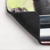 "Hallo daar!" Black Beer Mousepad Muismat (Hoek)