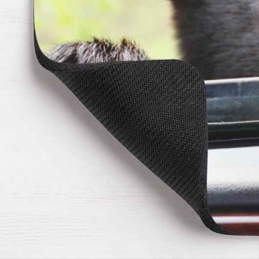 "Hallo daar!" Black Beer Mousepad Muismat (Hoek)