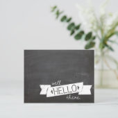 hallo daar briefkaart (Staand voorkant)