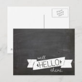 hallo daar briefkaart (Voorkant / Achterkant)