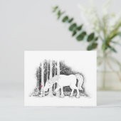 hallo daar! briefkaart (Staand voorkant)