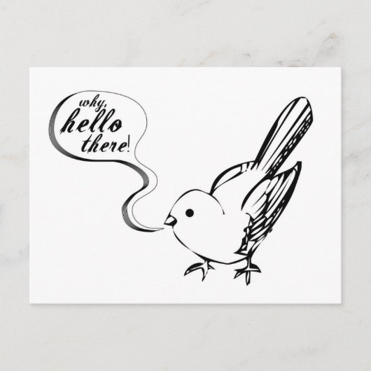 Hallo daar. briefkaart (Voorkant)