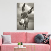 Hallo daar canvas afdruk (Insitu (Woonkamer))