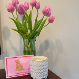 Hallo daar Golden Dog Wenskaarten Bedankkaart