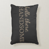 "Hallo daar, handig" lolkoolstof Accent Pillow Decoratief Kussen (Voorkant(Verticaal))