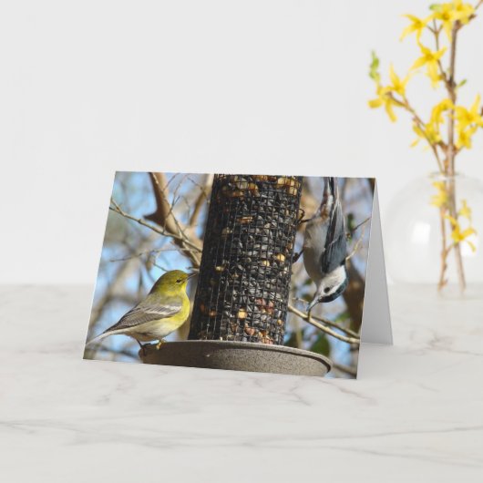 hallo daar! kaart (Gele Bloem)