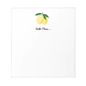 hallo Daar, Lemon Notitieblok (Voorkant)