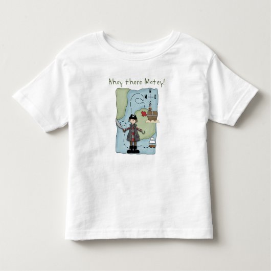 Hallo daar Matroos! Piraat  Kinder Shirts (Voorkant)