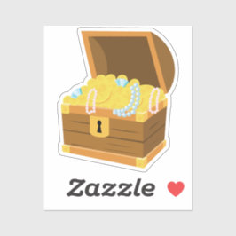 Hallo daar! Piratenjongen Verjaardagsfeestje Sticker