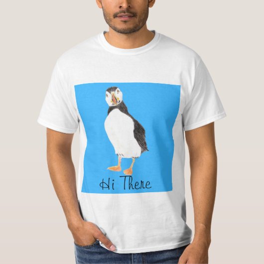 Hallo daar, Puffin T-shirt (Voorkant)