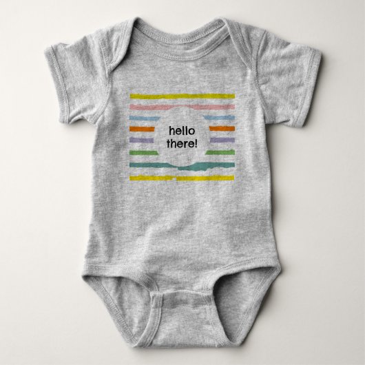 Hallo daar! Regenboog Eén-delig Romper (Voorkant)