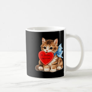 Hallo daar Valentijn Schattig Kitten Kat Liefde De Koffiemok