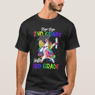 Hallo Dag 2e Grade Dab Unicorn Laatste Dag T-shirt