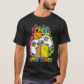 Hallo Dag van de school bye bye school T-shirt (Voorkant)