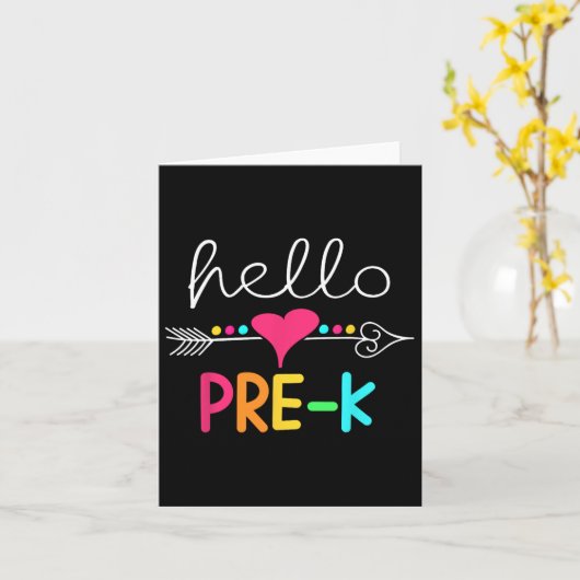 Hallo Dag van Pre-K Kaart (Gele Bloem)