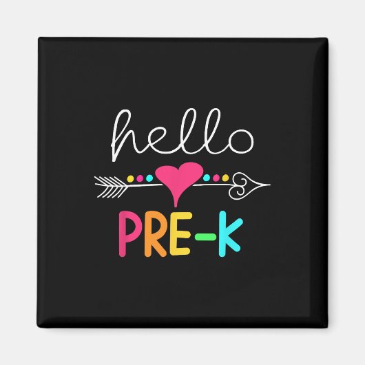 Hallo Dag van Pre-K Magneet (Voorkant)