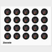 Hallo Dag van Pre-K Ronde Sticker (Vel)