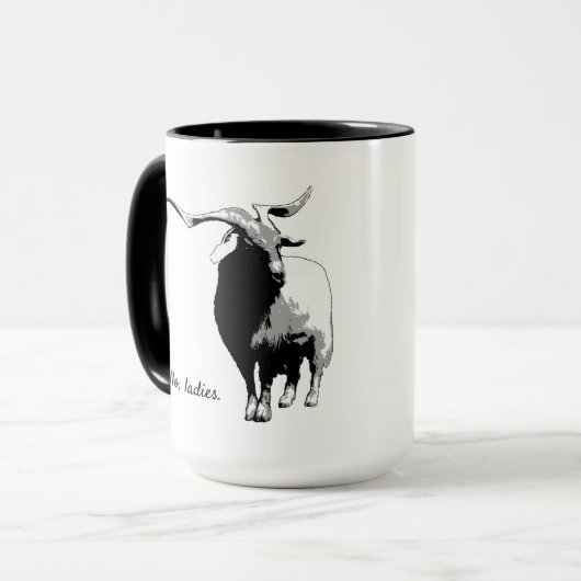 hallo, dames - Klassieke Mok (Voorkant links)