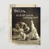 hallo  danseres ben ik dat je op zoek bent naar briefkaart (Voorkant / Achterkant)