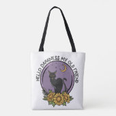 hallo Darkness Halloween Canvas tas (Achterkant)