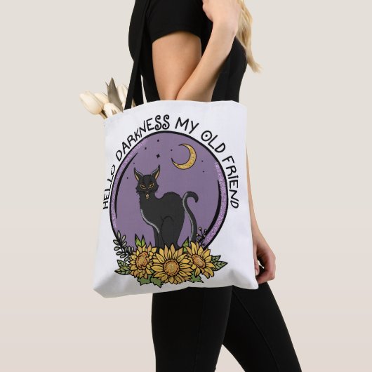 hallo Darkness Halloween Canvas tas (Dichtbij)