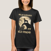 hallo Darkness My Old Friend Doberman Pinscher Hal T-shirt (Voorkant)