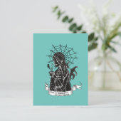 hallo Darkness Vamp Gothic met Black Coffee T-Shir Briefkaart (Staand voorkant)