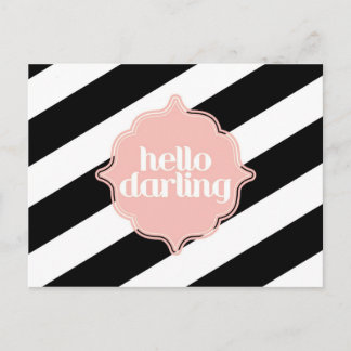 hallo Darling Post Card Briefkaart
