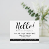 hallo de buren ontmoeten briefkaart (Staand voorkant)