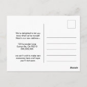 hallo de buren ontmoeten briefkaart (Achterkant)