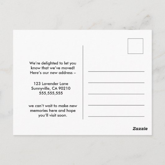 hallo de buren ontmoeten briefkaart (Achterkant)