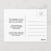 hallo de buren ontmoeten briefkaart (Achterkant)