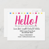 hallo de buren ontmoeten briefkaart (Voorkant / Achterkant)