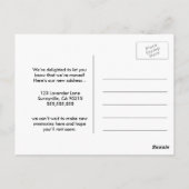 hallo de buren ontmoeten briefkaart (Achterkant)