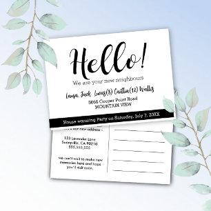 hallo de buren ontmoeten briefkaart