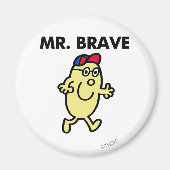 Hallo de heer Brave WAVING Magneet (Voorkant)