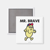 Hallo de heer Brave WAVING Magneet (Voorkant / Achterkant)