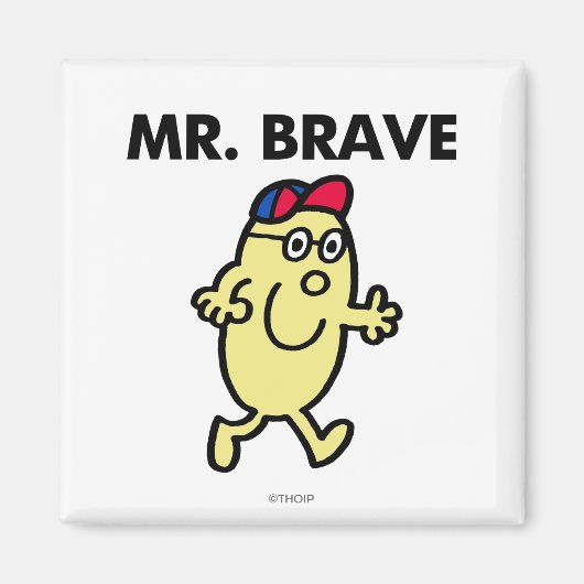Hallo de heer Brave WAVING Magneet (Voorkant)