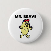 Hallo de heer Brave WAVING Ronde Button 5,7 Cm (Voorkant)
