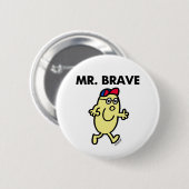 Hallo de heer Brave WAVING Ronde Button 5,7 Cm (Voorkant /achterkant)