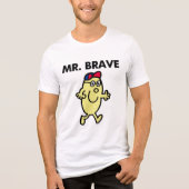 Hallo de heer Brave WAVING Tri-Blend Shirt (Voorkant)