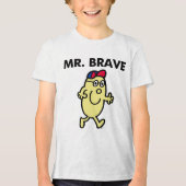 Hallo de heer Brave WAVING Tri-Blend Shirt (Voorkant)