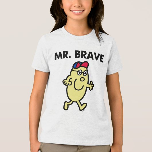 Hallo de heer Brave WAVING Tri-Blend Shirt (Voorkant)