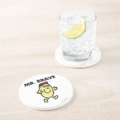 Hallo de heer Brave WAVING Zandsteen Onderzetter (Zijkant)