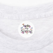 hallo de lentevloer labels (Aangebracht)