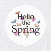hallo de lentevloer labels (Design 2)