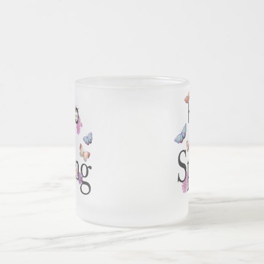 hallo de lentevloer matglas koffiemok (Center)