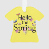 hallo de lentevloer ornament (voorkant)