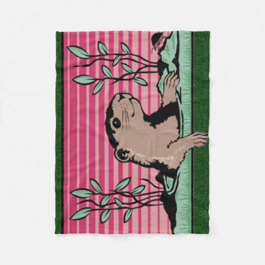 hallo, de schaduw van Groundhog - Fleece Deken (Voorkant)