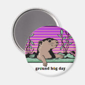 hallo, de schaduw van Groundhog - Magneet (Voorkant / Achterkant)